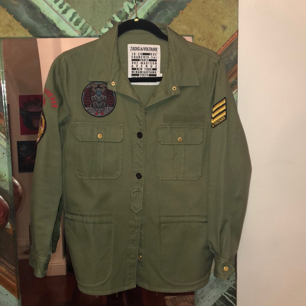 Zadig Voltaire Military jacket